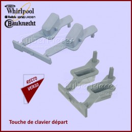 Touche de clavier départ (droite) Whirlpool 481071425341 CYB-431200