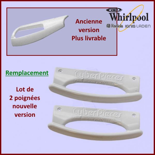Poignées Whirlpool 481949878495