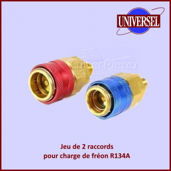 Jeu Coupleur R134A B.p./h.p.auto QC-12 1/4"SAE CYB-044042