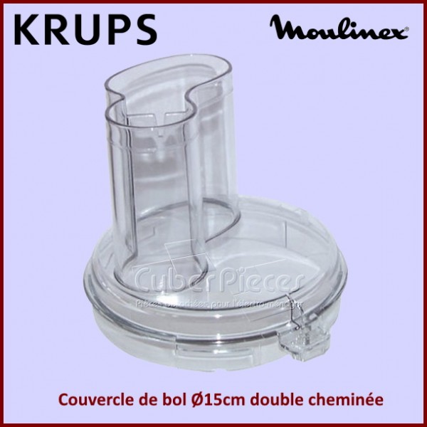 Couvercle de bol Ø15cm- 2 cheminées MS5842402 CYB-402026