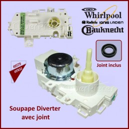Soupape Diverter Whirlpool 481010745146 (MDV8201 - MDV8202) GA-079044