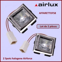 Lot de 2 Spots halogène Airforce AFFARETTOF58 CYB-030199