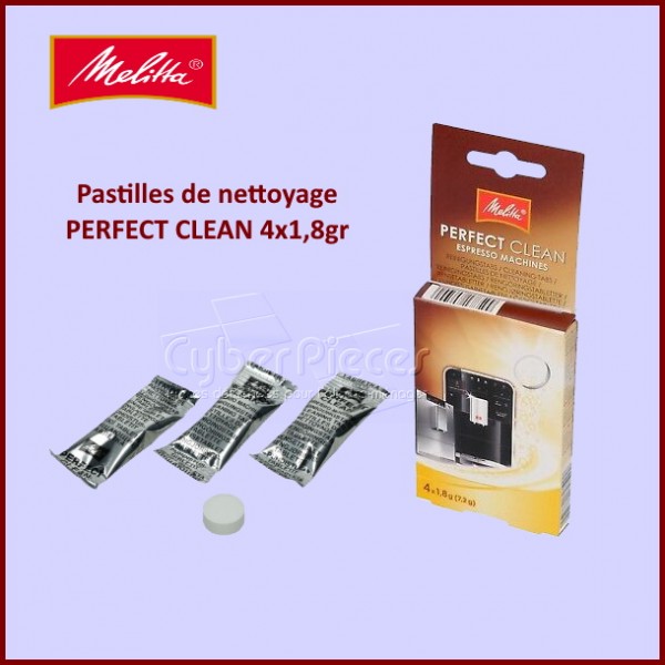 Kit de nettoyage - Melitta - Machines à Expresso - Anti Calc et Perfect  Clean - Noir - Grains de café