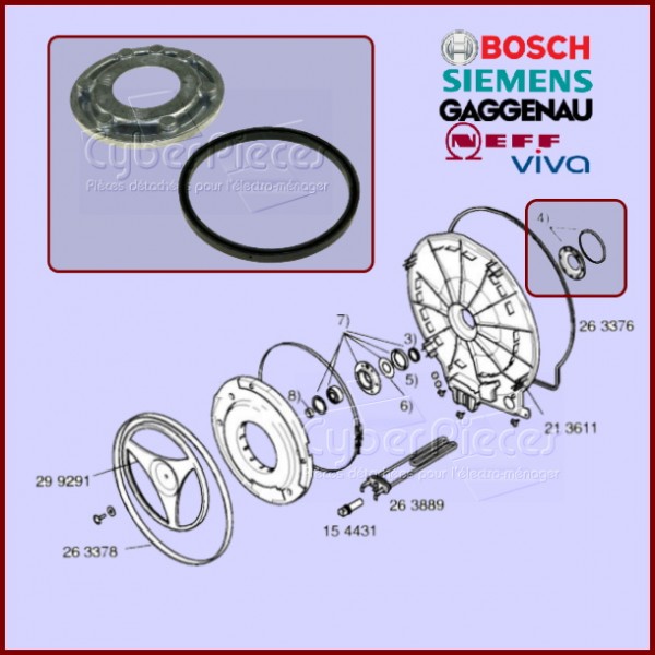 Bague de support Bosch 00263395 CYB-285643