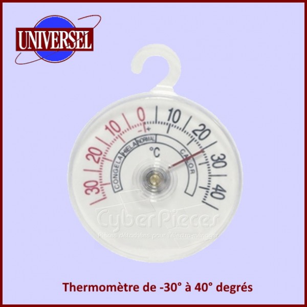Thermomètre rond de -30 à +40° CYB-144698