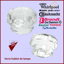 Verre hublot de lampe Whirlpool 481245028007 CYB-193443