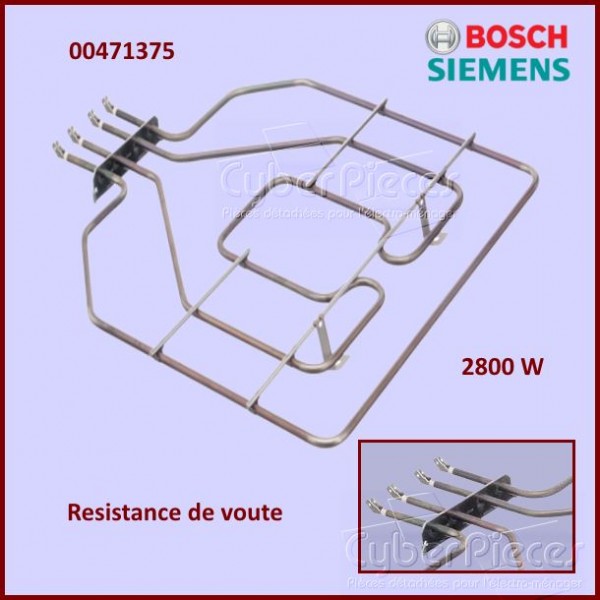 Résistance voute 2800W Bosch 00471375 CYB-292726
