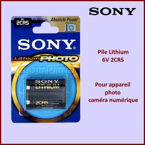 Pile Lithium 6V SONY 2CR5 CYB-235822