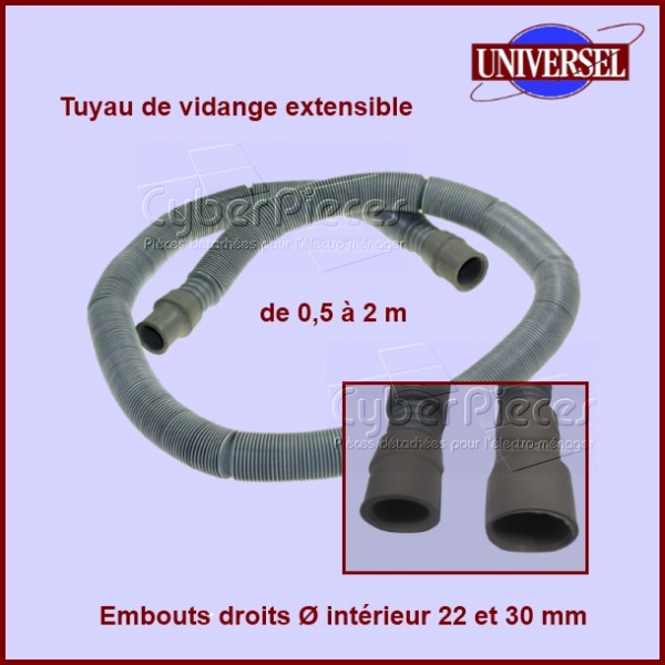 Tuyau de vidange extensible 1,2m à 4 mètres CYB-001625