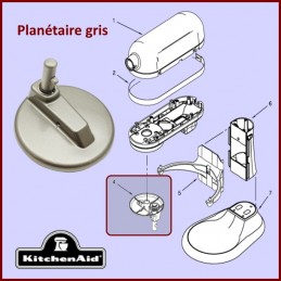 Planétaire gris Kitchenaid W10354883 CYB-224161