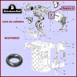 Joint de cafetière Kitchenaid W10749025 CYB-313834