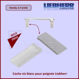 Cache vis (blanc) pour poignée Liebherr 7426362 CYB-097109