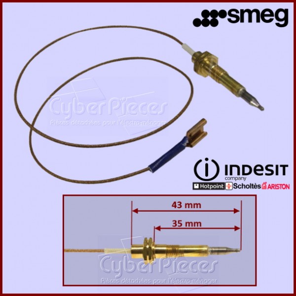 Thermocouple bruleur triple couronne CYB-437363