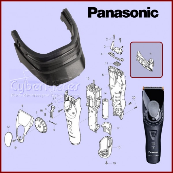 Lame base tondeuse Panasonic WERGP80K3189 CYB-045421