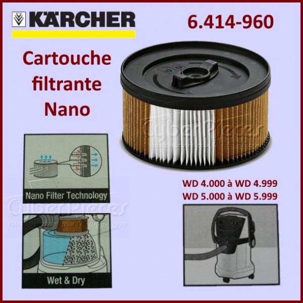 Filtre cartouche Karcher 6414960 CYB-214780