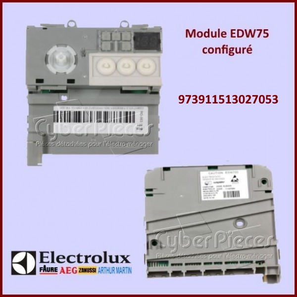 Carte électronique EDW75 Electrolux 973911513027053 CYB-054843