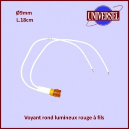 Voyant rond lumineux orange à fils CYB-124683