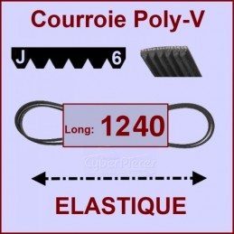 Courroie 1240J6 élastique CYB-188289