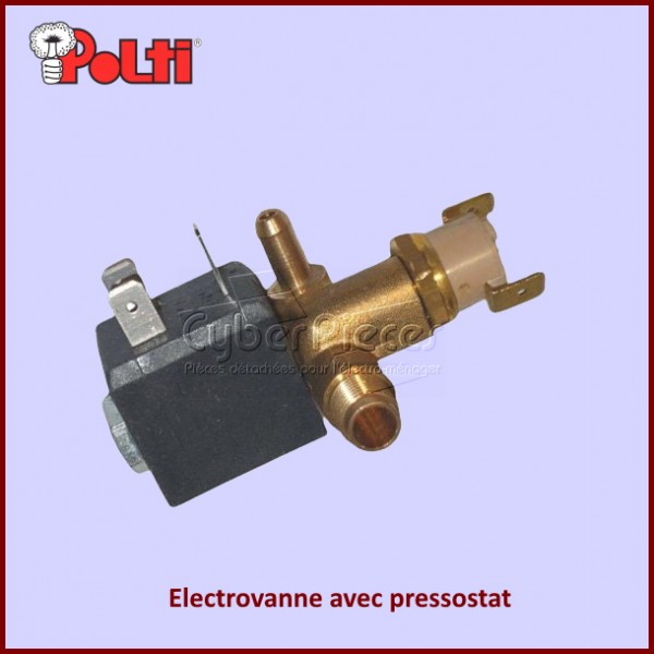 ELECTROVANNE AVEC PRESSOSTAT POLTI M0005036 - Pièces fer