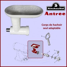 Corps de hachoir FGA seul adaptable Kitchenaid CYB-188845