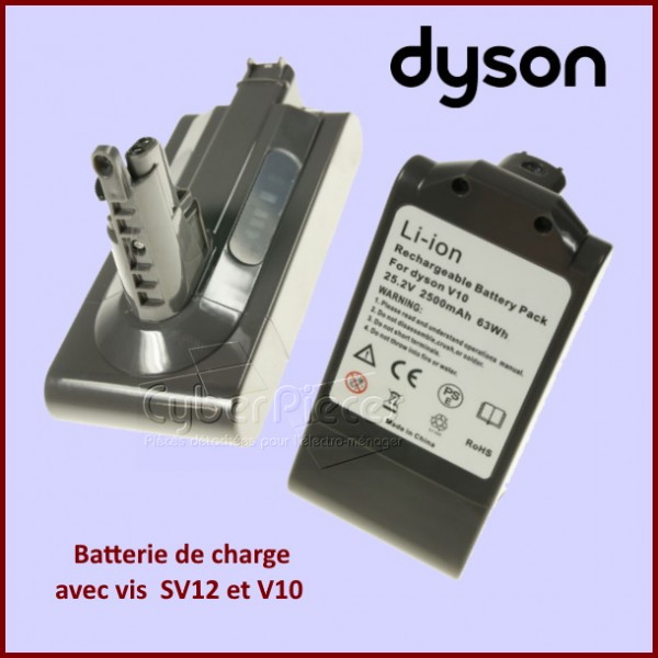 Batterie de charge avec vis SV12 et V10 Dyson 96935207 CYB-057264