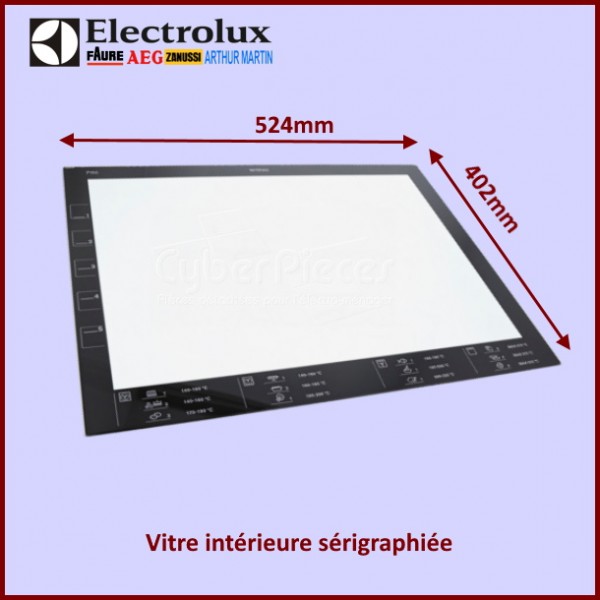 Vitre interieure de four Electrolux 5616622097 CYB-414258