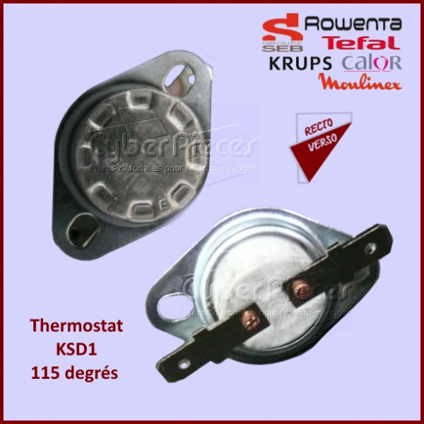 Thermostat KSD1-115 degrés Moulinex SS-201768 CYB-190329
