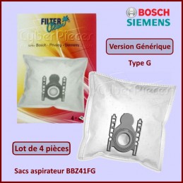 Sacs aspirateur BBZ41FG - Adaptable (Lot de 4) CYB-077972