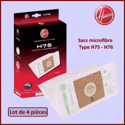 Lot de 2 sachets de sacs (x4) H63 pour aspirateur Hoover