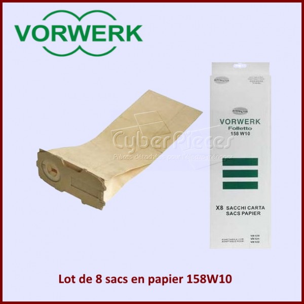 Lot de 8 Sacs en papier VORWERK CYB-228435