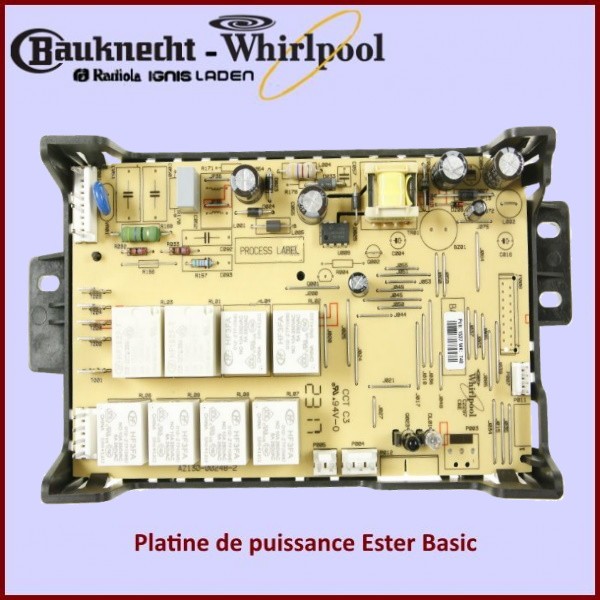 Carte electronique ESTER vierge Whirlpool 481011085526 GA-403511