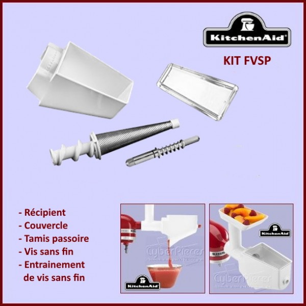 KitchenAid Fruit & Vegetable Strainer Parts (FVSP) 