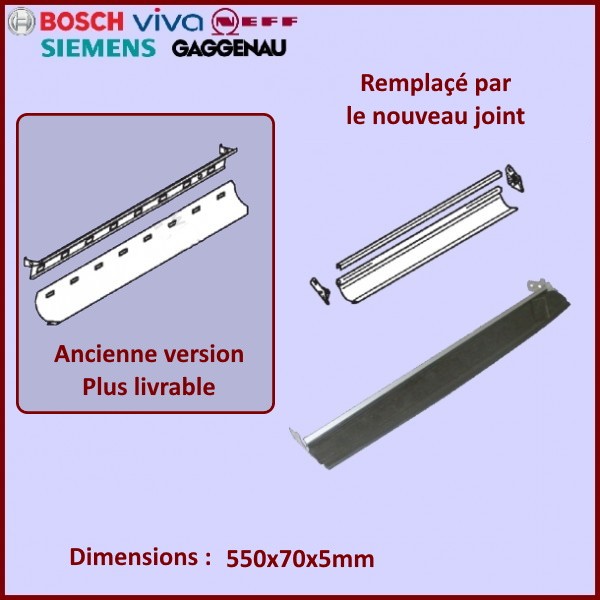 Joint de bas de porte Bosch 00298534 - Pièces lave-vaisselle