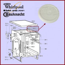 Bouchon supérieur de cuve Whirlpool 481246278998 CYB-013673