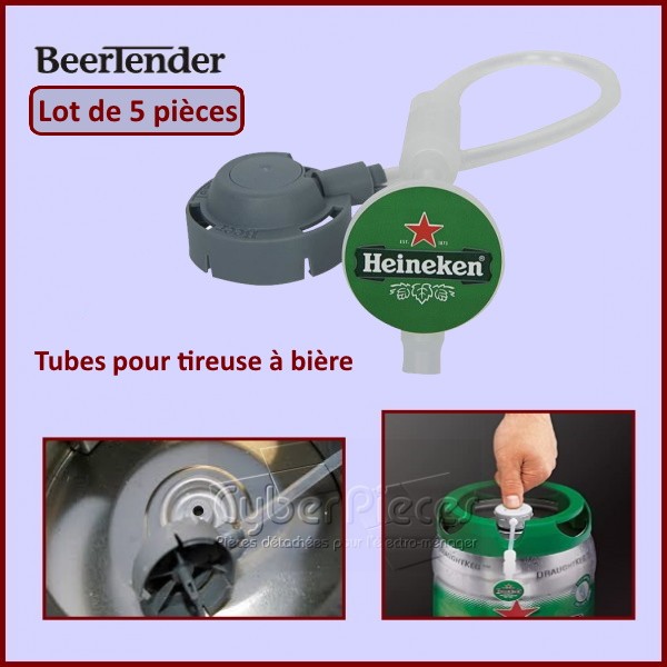 Lot de 5 Tubes pour tireuse à bière BeerTender