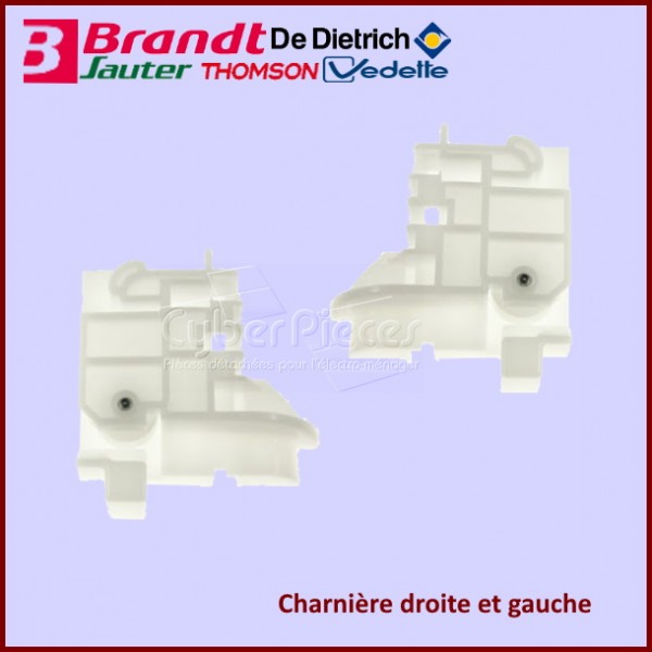 Lot de 2 charnières Brandt AS0070166 CYB-310642