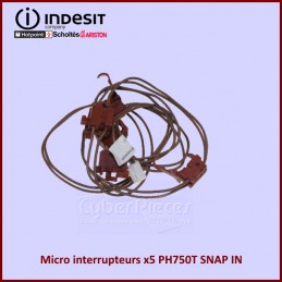 Micro interrupteurs x5 Indesit C00264572 CYB-203807