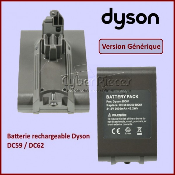 Dyson batterie et pièces détachées