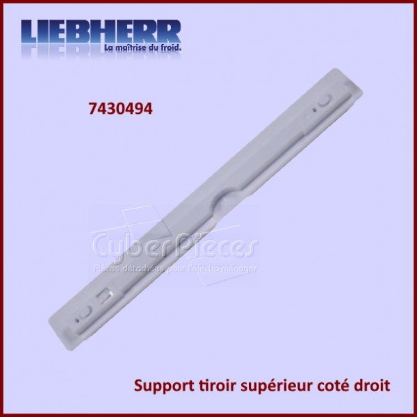 Support tiroir supérieur droit Liebherr 7430494 CYB-158626