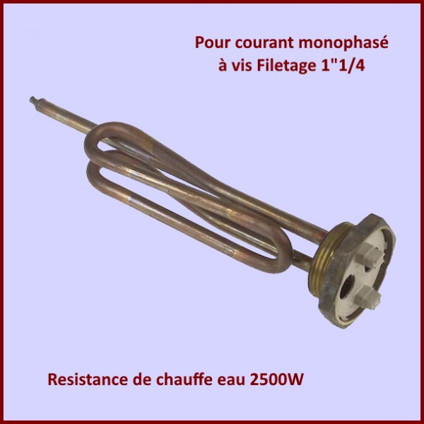Resistance de chauffe eau 2500W Mono CYB-158664
