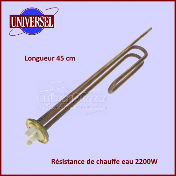 Résistance de chauffe eau 2200W Mono 45cm CYB-044875