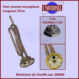 Resistance de chauffe-eau 2000W Mono à vis CYB-158657