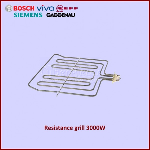 Resistance grill 3000W Bosch 00291839 CYB-408912