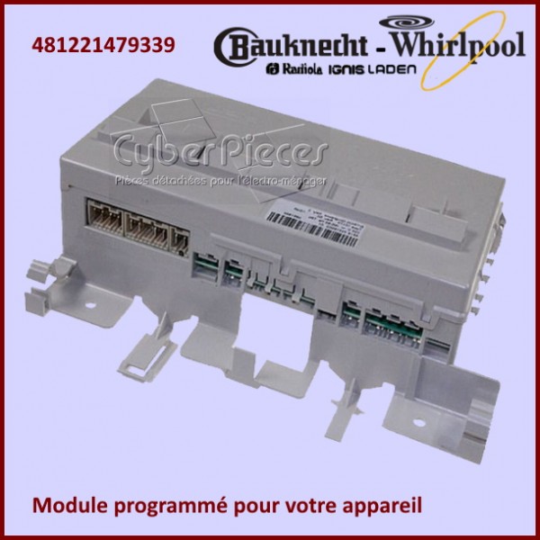 Carte électronique Whirlpool 481221479339 ***Pièce épuisée*** CYB-180269