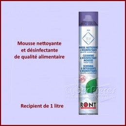 Mousse nettoyante pour surfaces alimentaires 1 litre CYB-178884