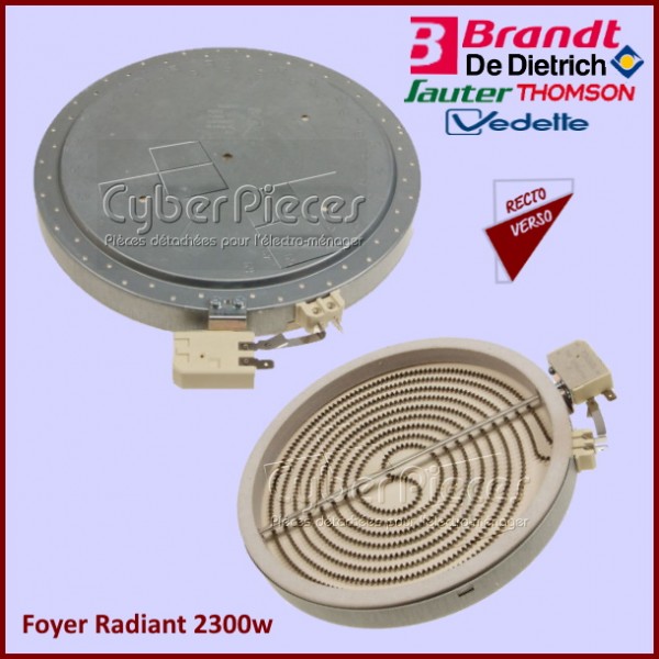 Foyer Radiant 2300w Brandt 72X3986 CYB-116176