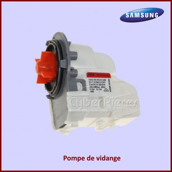 Pompe de vidange seul Samsung DC31-00181E