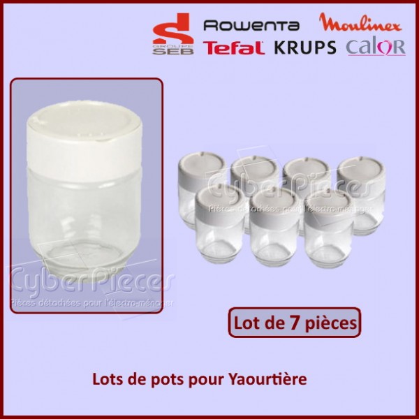 Lots de 7 pots Yaourtière Seb A14A03 CYB-028806