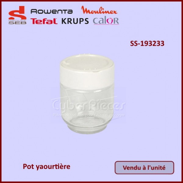 Pot De Yaourth Par 6 Xf100501 Pour Yaourtière Seb Multi Delices