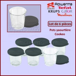 Lot de 6 pots yaourtière Cookeo XA606000 CYB-258760